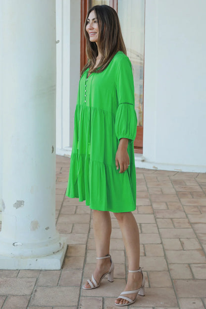 The Natures Embrace Dress - Green