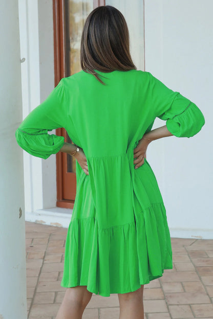 The Natures Embrace Dress - Green