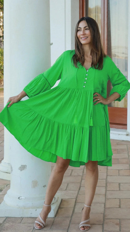 The Natures Embrace Dress - Green