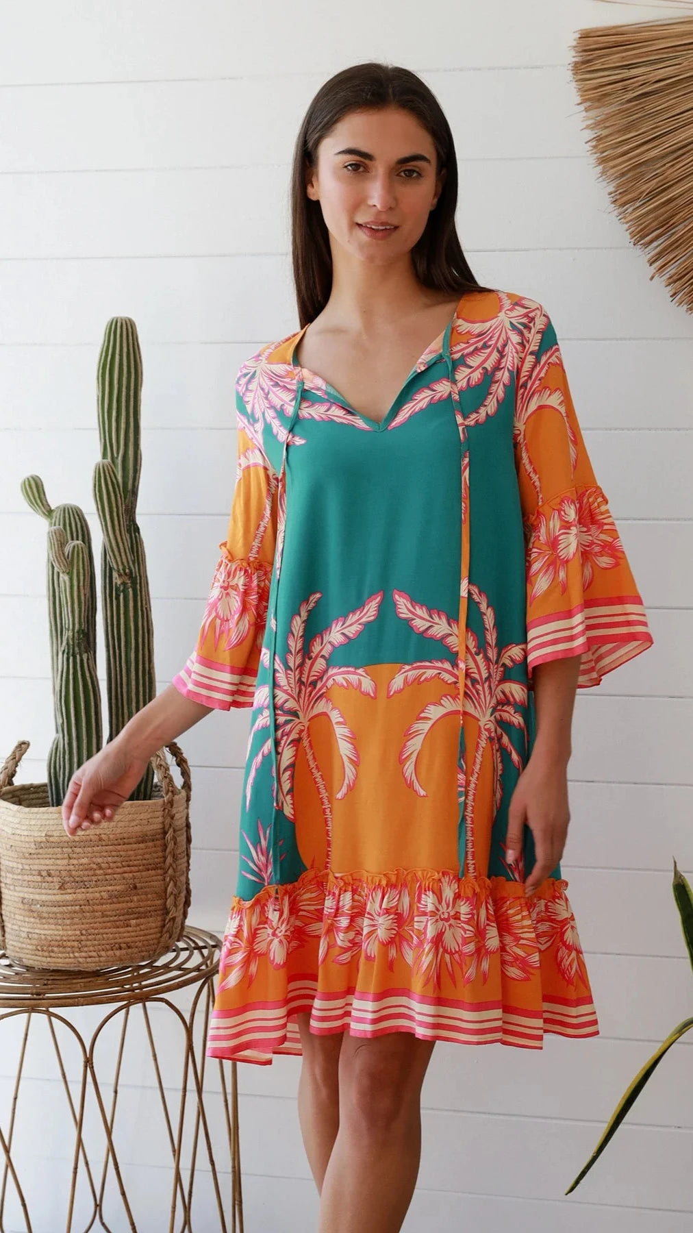 The Tropical Escape Mini Dress