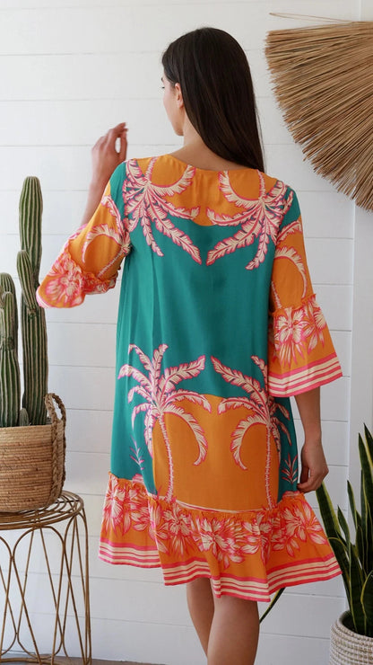 The Tropical Escape Mini Dress