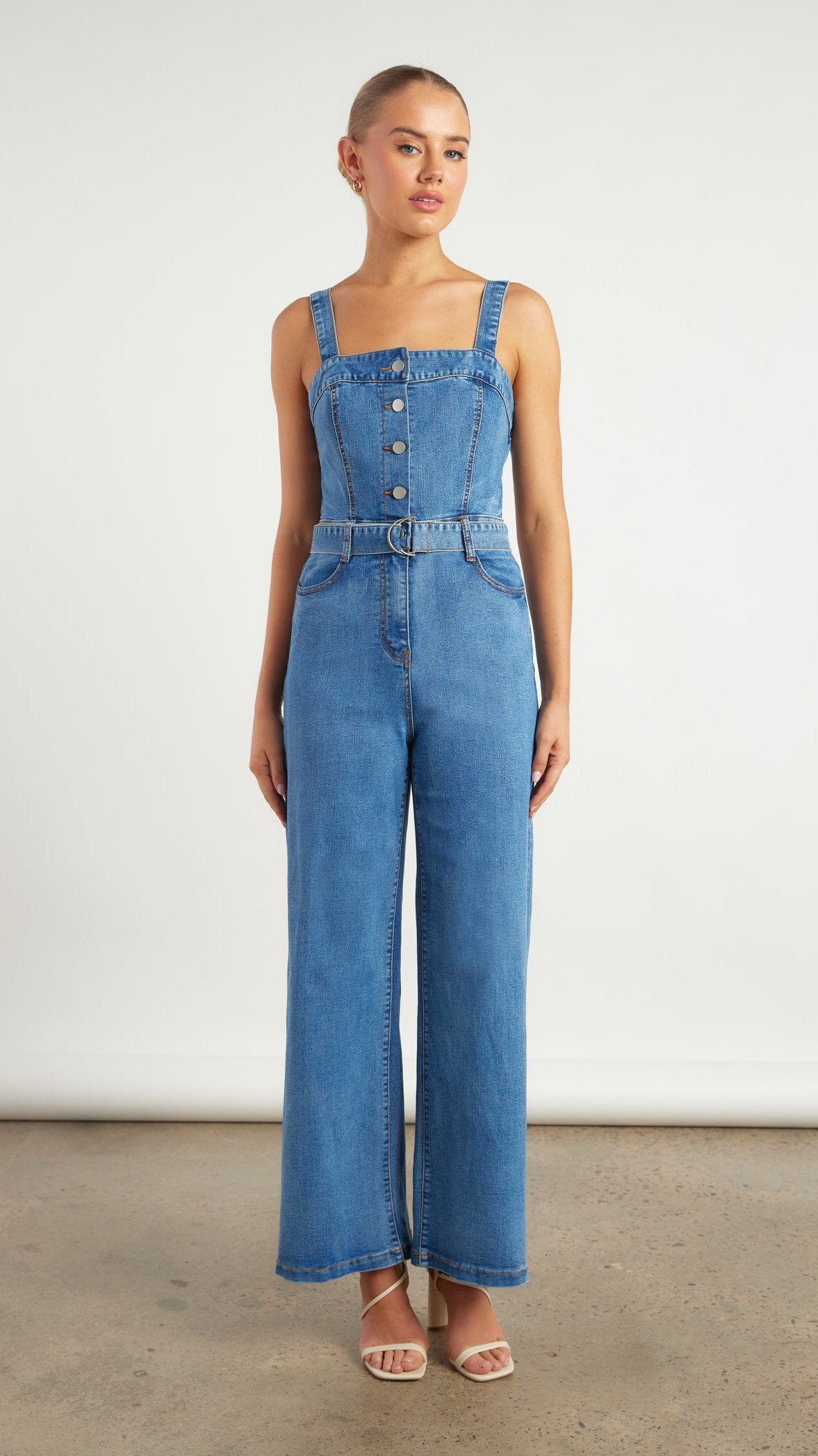 The Iconic Denim Jumpsuit