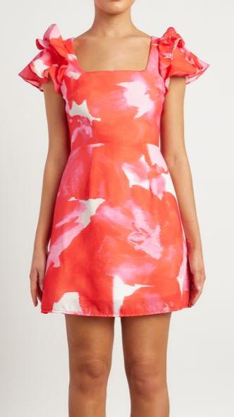 The Aurora Dress - Coral