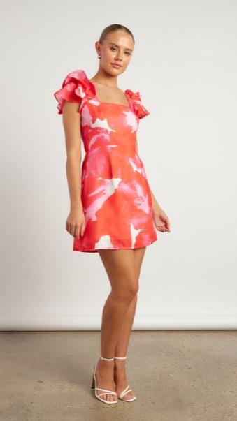 The Aurora Dress - Coral