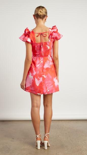 The Aurora Dress - Coral