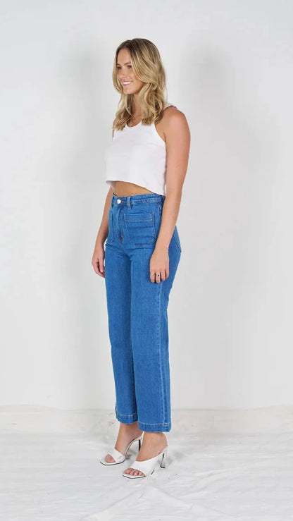 The Skyline Wide-Leg Jeans