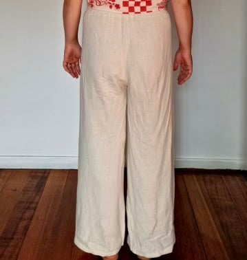 The Relaxed Linen Wide Leg Pants