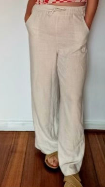 The Relaxed Linen Wide Leg Pants