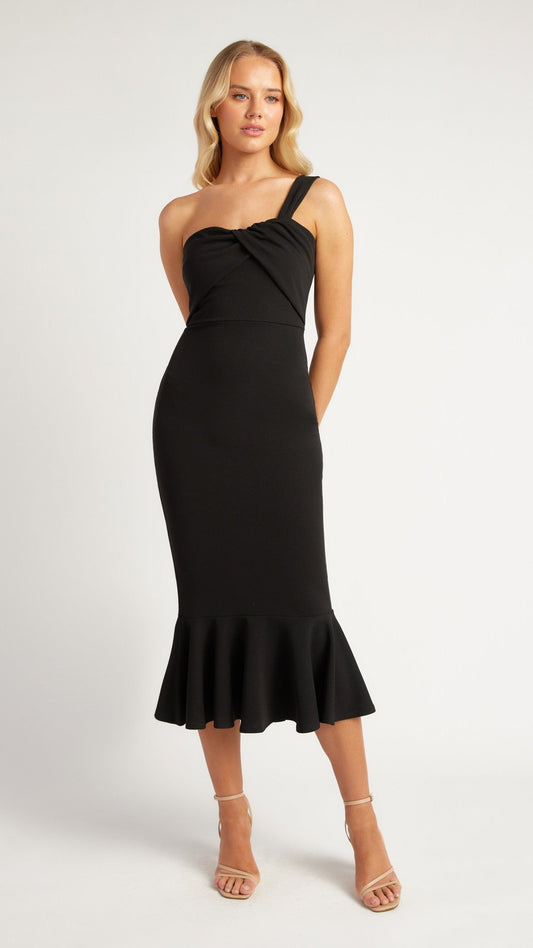 The Vivacious Dress - Black