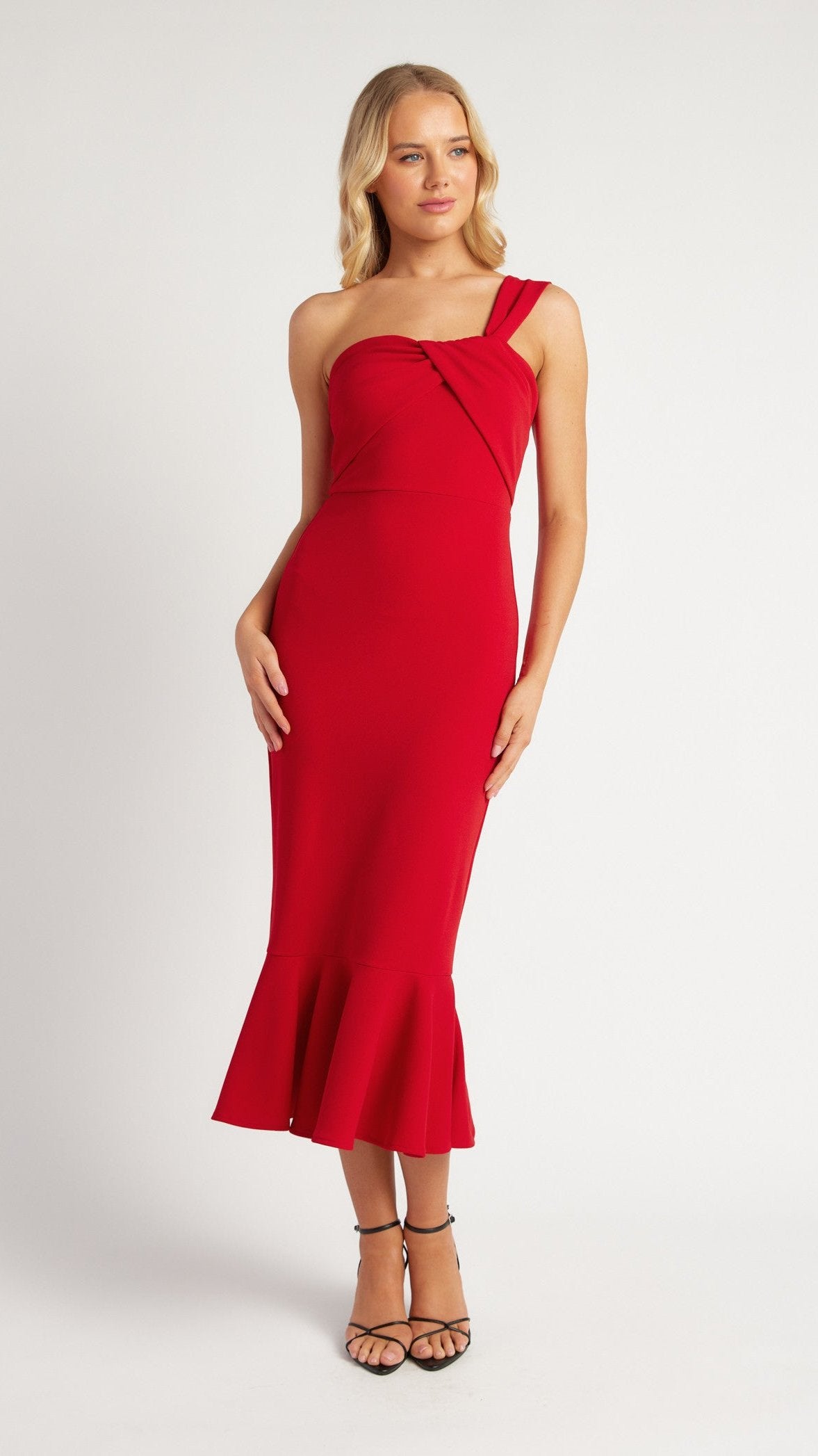 The Vivacious Dress - Red