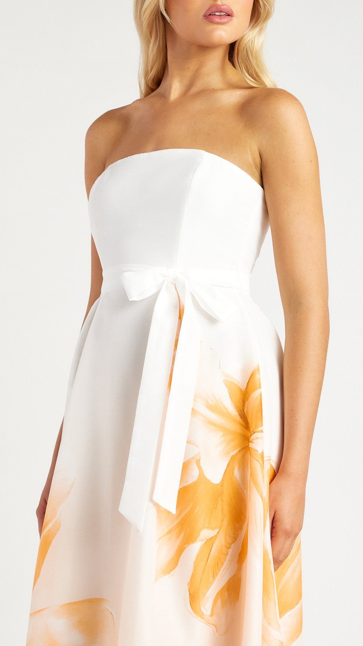 The Peachy Delight Midi Dress