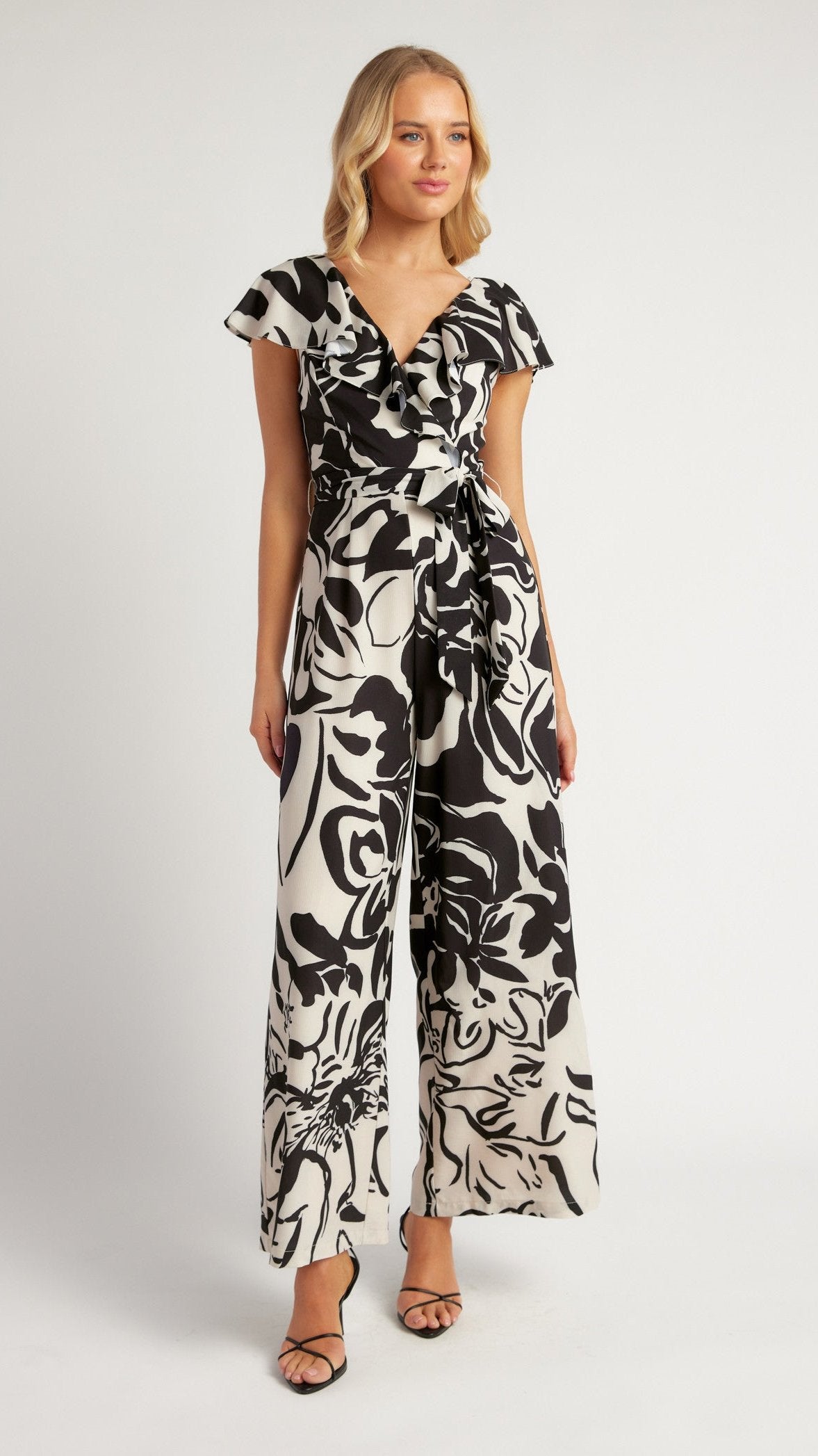 The Noir Fleur Jumpsuit