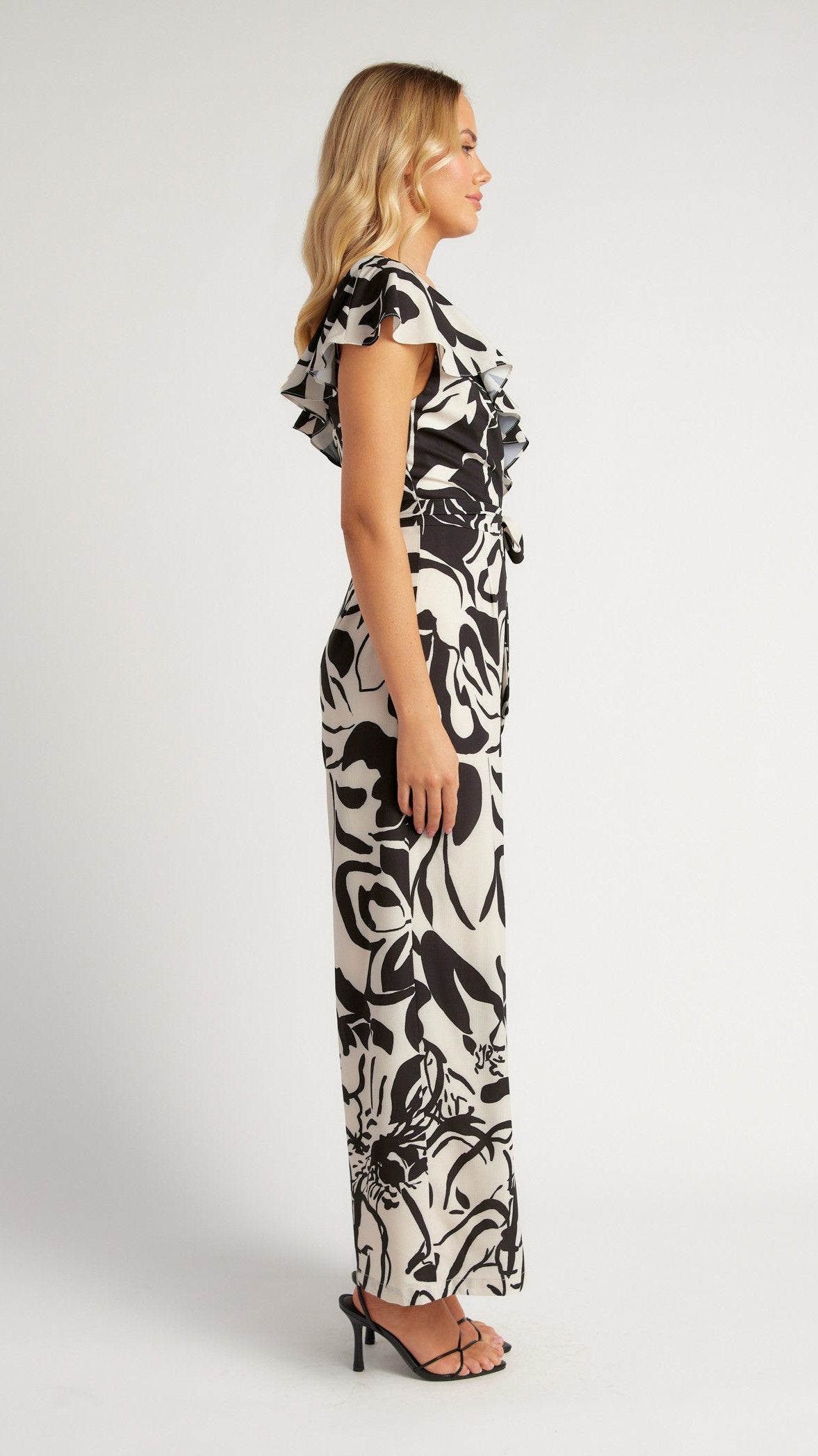 The Noir Fleur Jumpsuit