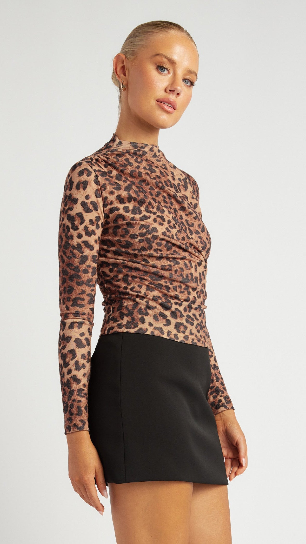 The Savanna Chic Ruched Top