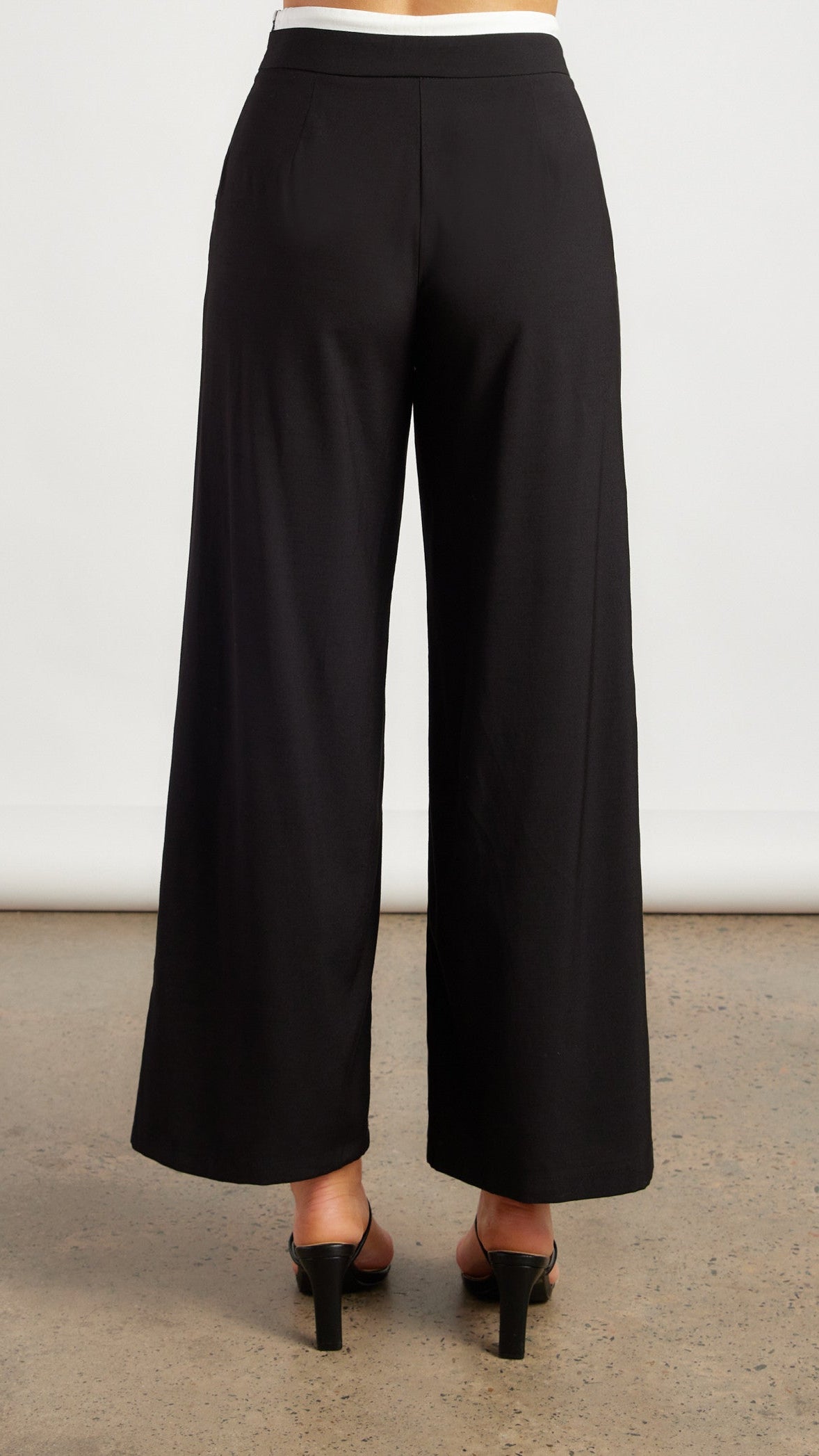 The Monochrome Luxe Wide-Leg Pants