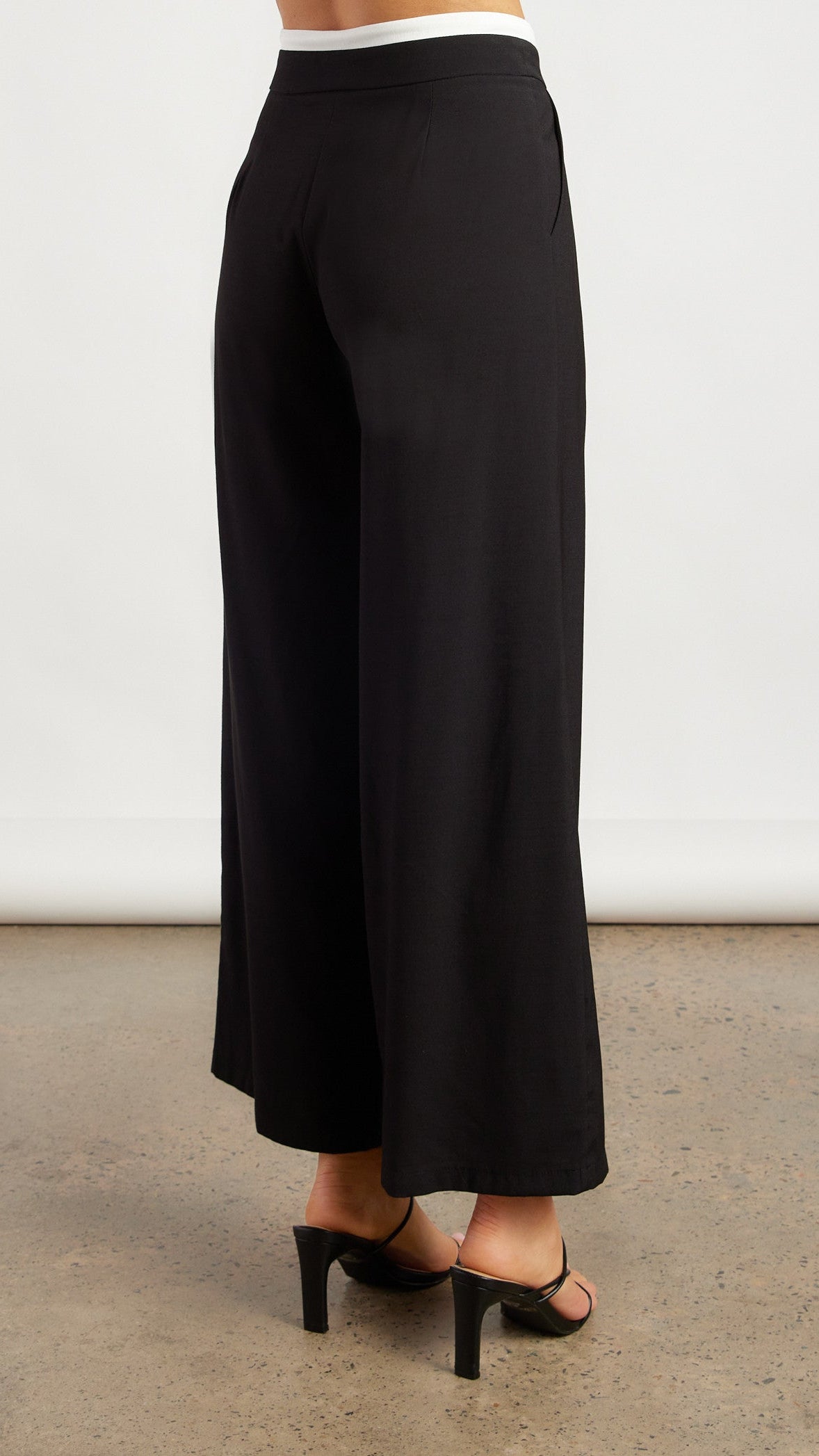 The Monochrome Luxe Wide-Leg Pants